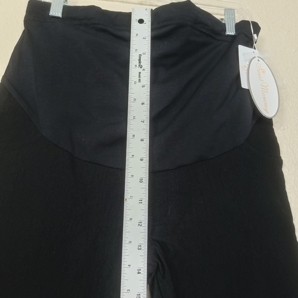Sweet Mommy jeggings for pregnant women elastic black size L - Picture 3 of 12